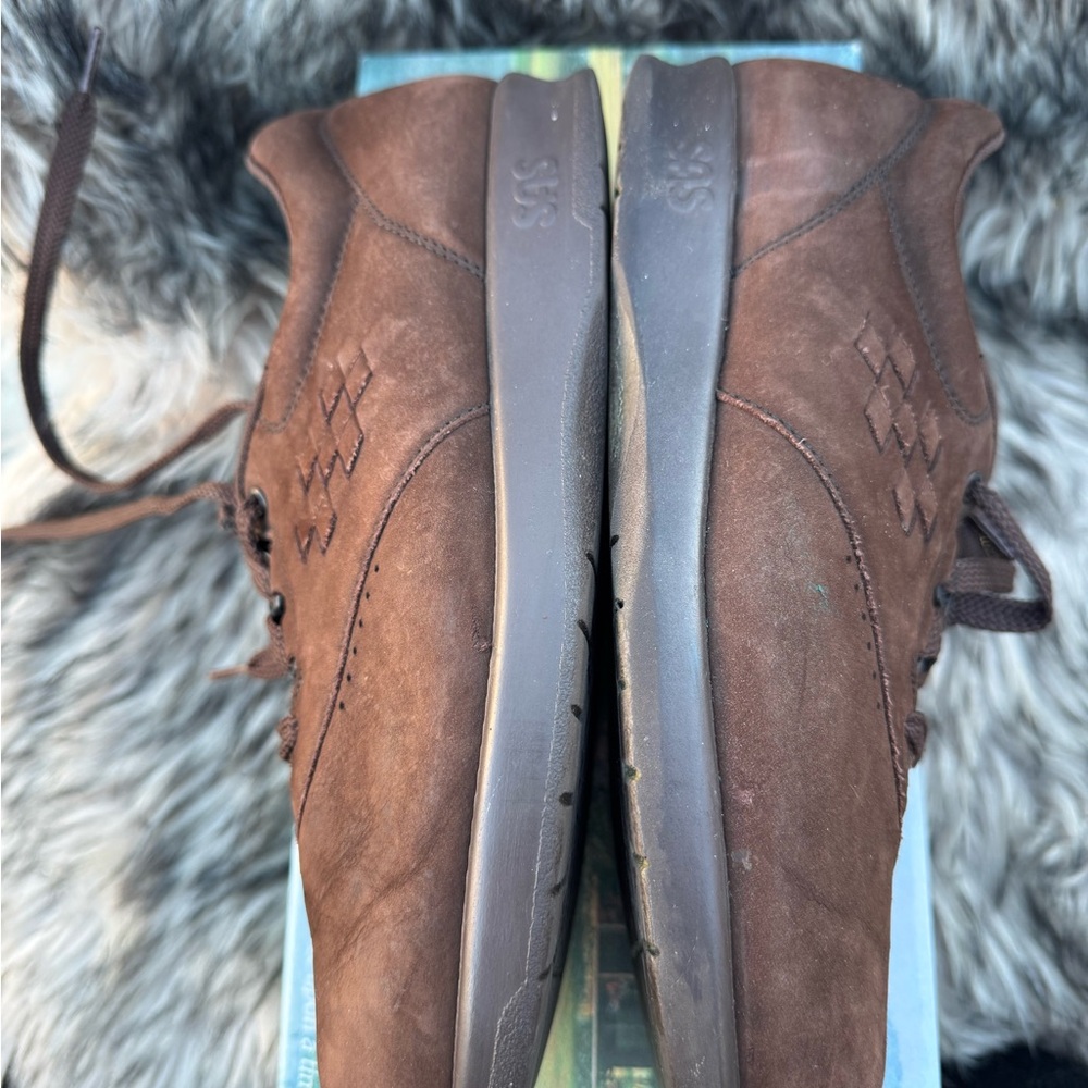 SAS Dark Brown Women's Flats - Picture 4 of 6